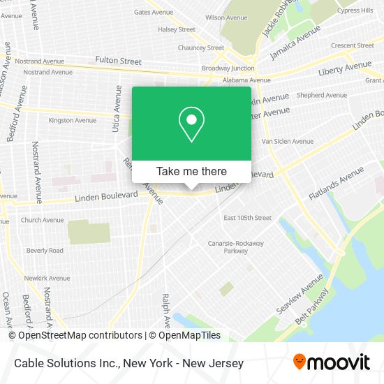 Cable Solutions Inc. map