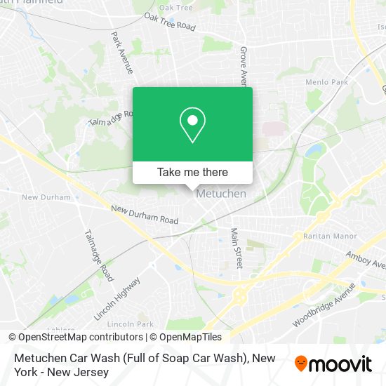 Mapa de Metuchen Car Wash (Full of Soap Car Wash)