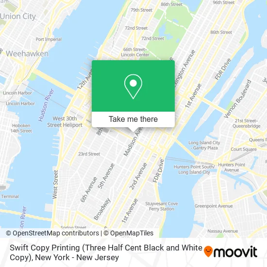 Swift Copy Printing (Three Half Cent Black and White Copy) map