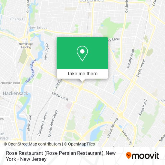 Mapa de Rose Restaurant (Rose Persian Restaurant)