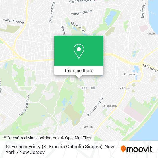 St Francis Friary (St Francis Catholic Singles) map