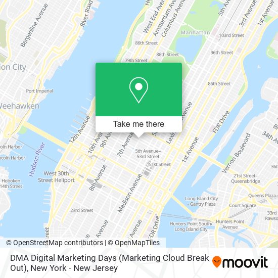 Mapa de DMA Digital Marketing Days (Marketing Cloud Break Out)