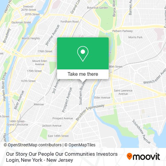 Our Story Our People Our Communities Investors Login map