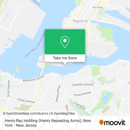 Mapa de Henry Rac Holding (Henry Repeating Arms)