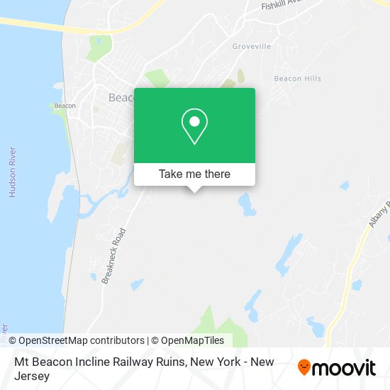 Mapa de Mt Beacon Incline Railway Ruins