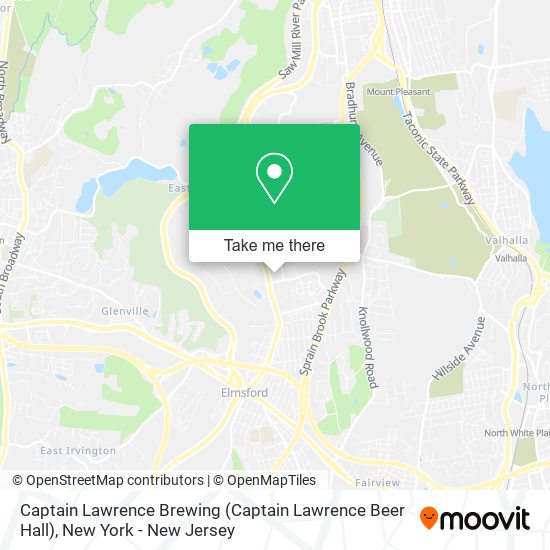Captain Lawrence Brewing (Captain Lawrence Beer Hall) map