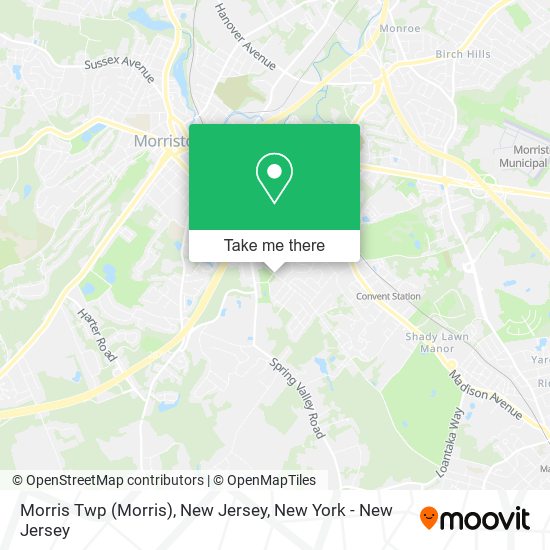 Mapa de Morris Twp (Morris), New Jersey