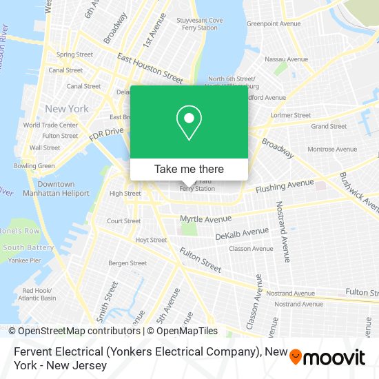 Fervent Electrical (Yonkers Electrical Company) map