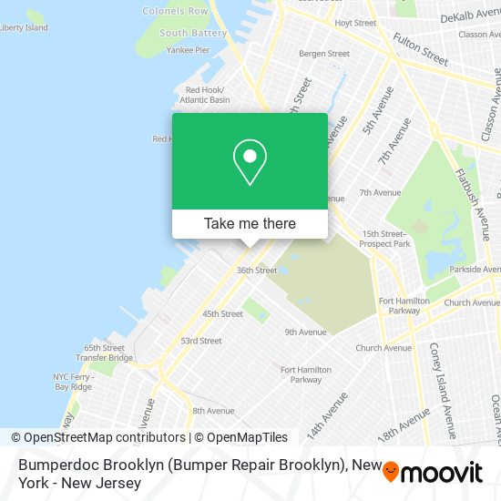 Mapa de Bumperdoc Brooklyn (Bumper Repair Brooklyn)