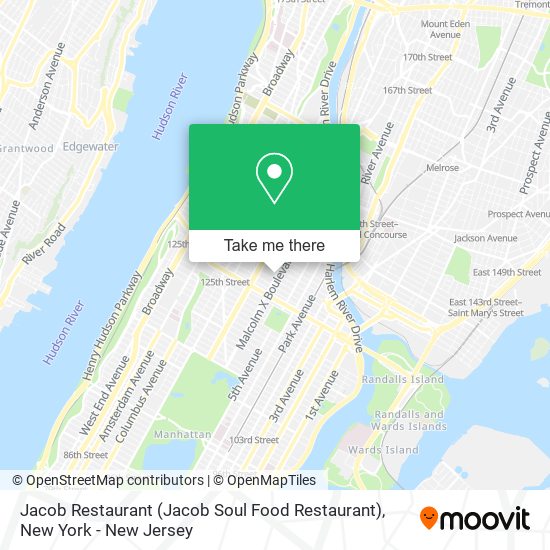 Mapa de Jacob Restaurant (Jacob Soul Food Restaurant)