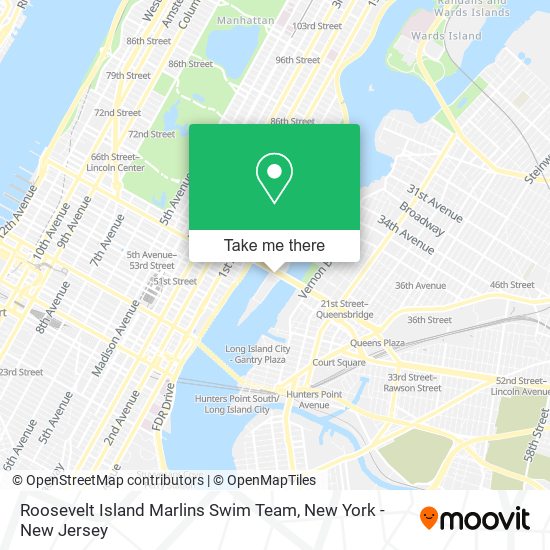 Roosevelt Island Marlins Swim Team map