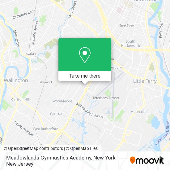 Mapa de Meadowlands Gymnastics Academy