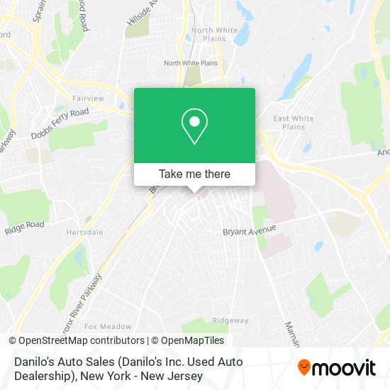 Mapa de Danilo's Auto Sales (Danilo's Inc. Used Auto Dealership)