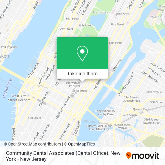 Mapa de Community Dental Associates (Dental Office)