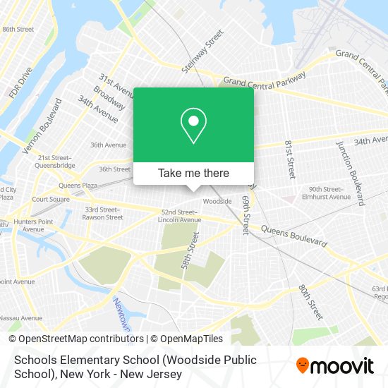 Mapa de Schools Elementary School (Woodside Public School)