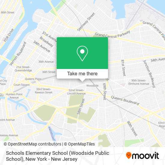 Schools Elementary School (Woodside Public School) map