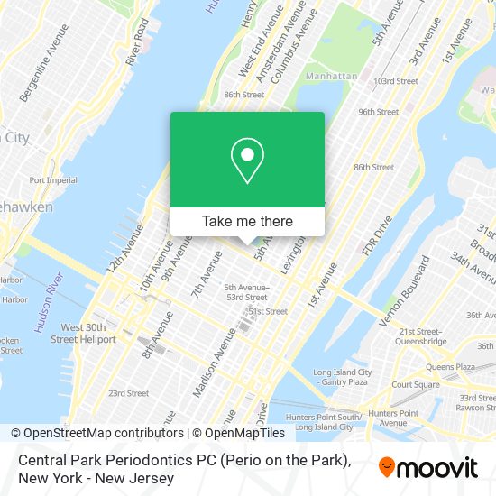 Central Park Periodontics PC (Perio on the Park) map