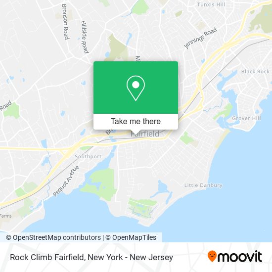 Rock Climb Fairfield map