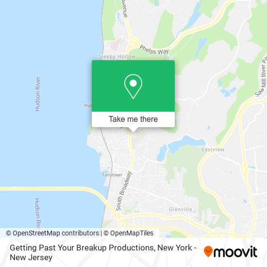 Getting Past Your Breakup Productions map