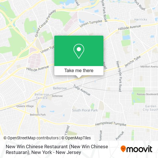 Mapa de New Win Chinese Restaurant