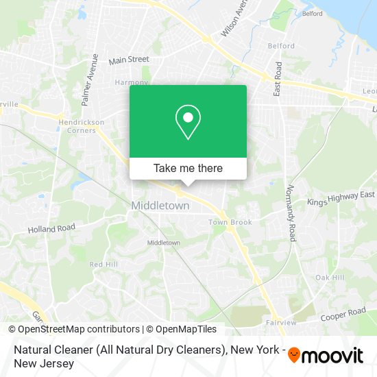 Mapa de Natural Cleaner (All Natural Dry Cleaners)