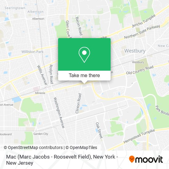 Mac (Marc Jacobs - Roosevelt Field) map