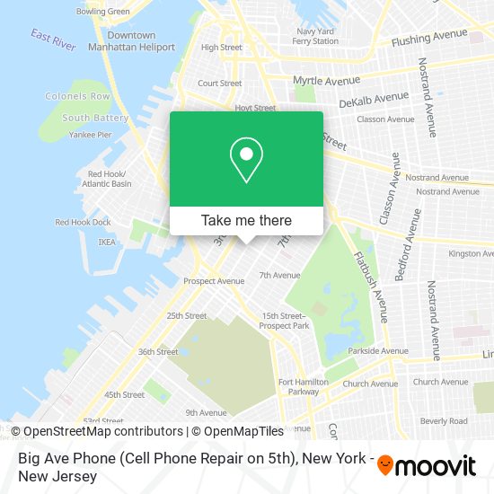 Big Ave Phone (Cell Phone Repair on 5th) map