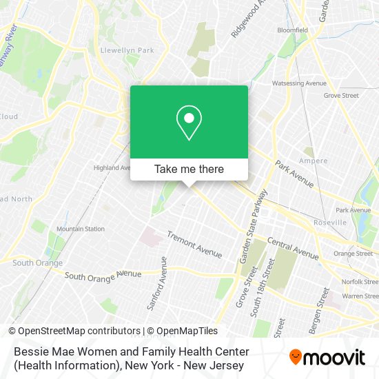 Mapa de Bessie Mae Women and Family Health Center (Health Information)