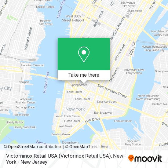 Mapa de Victorninox Retail USA (Victorinox Retail USA)