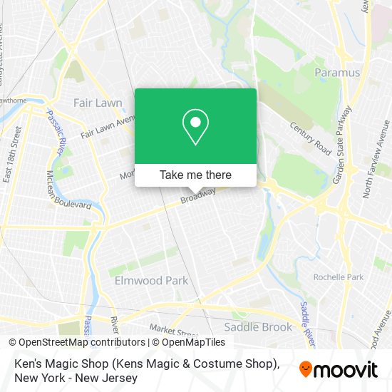 Mapa de Ken's Magic Shop (Kens Magic & Costume Shop)