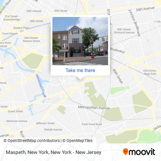 Maspeth, New York map