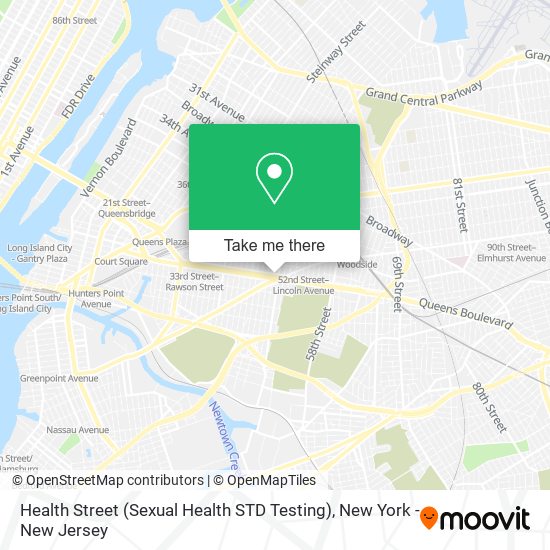 Health Street (Sexual Health STD Testing) map