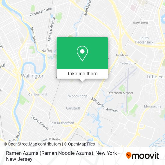 Mapa de Ramen Azuma (Ramen Noodle Azuma)