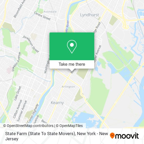 Mapa de State Farm (State To State Movers)