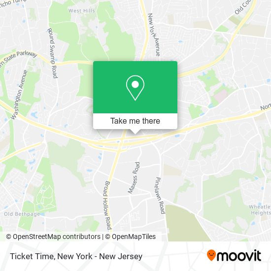 Ticket Time map