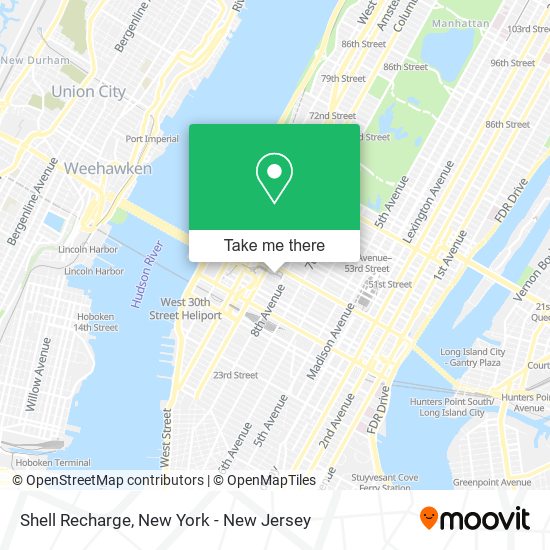 Shell Recharge map