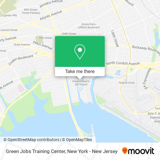 Mapa de Green Jobs Training Center