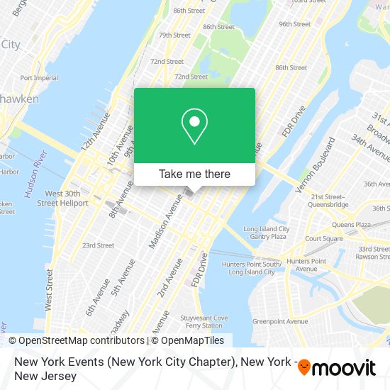 New York Events (New York City Chapter) map