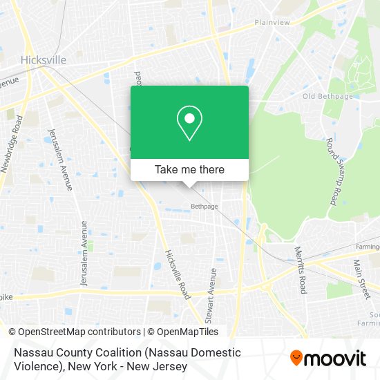 Nassau County Coalition (Nassau Domestic Violence) map