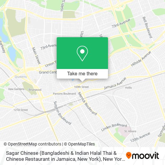 Mapa de Sagar Chinese (Bangladeshi & Indian Halal Thai & Chinese Restaurant in Jamaica, New York)