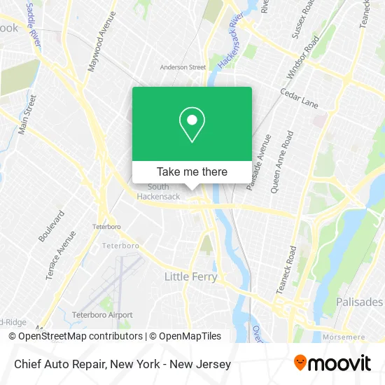 Chief Auto Repair map