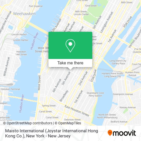 Maisto International (Joystar International Hong Kong Co.) map