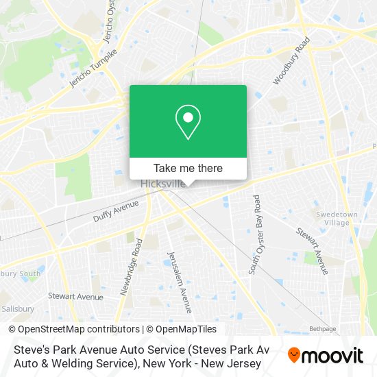 Steve's Park Avenue Auto Service (Steves Park Av Auto & Welding Service) map