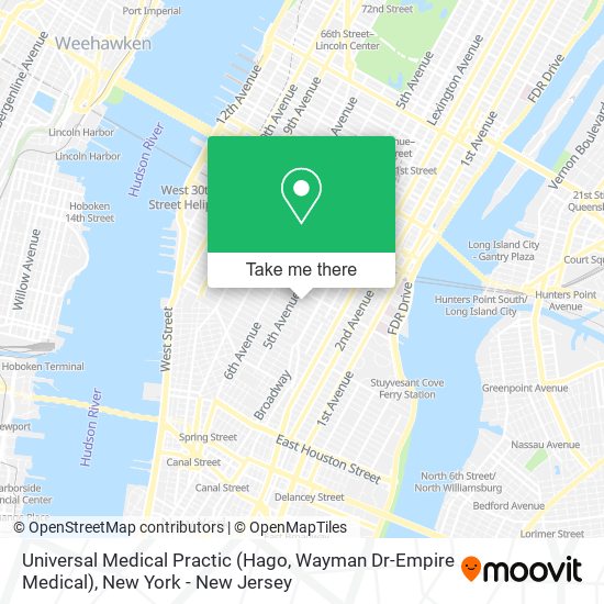 Mapa de Universal Medical Practic (Hago, Wayman Dr-Empire Medical)