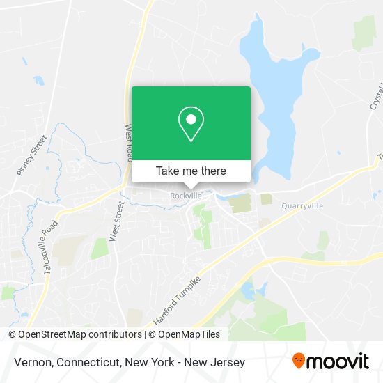 Mapa de Vernon, Connecticut