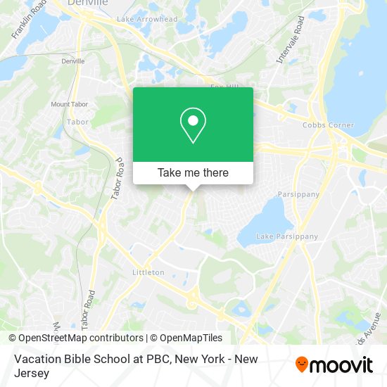 Mapa de Vacation Bible School at PBC