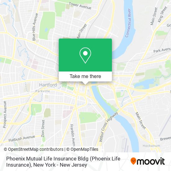 Phoenix Mutual Life Insurance Bldg (Phoenix Life Insurance) map