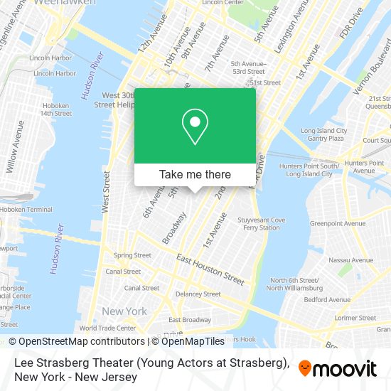 Mapa de Lee Strasberg Theater (Young Actors at Strasberg)