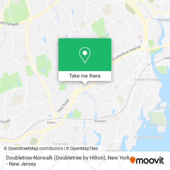 Doubletree-Norwalk (Doubletree by Hilton) map