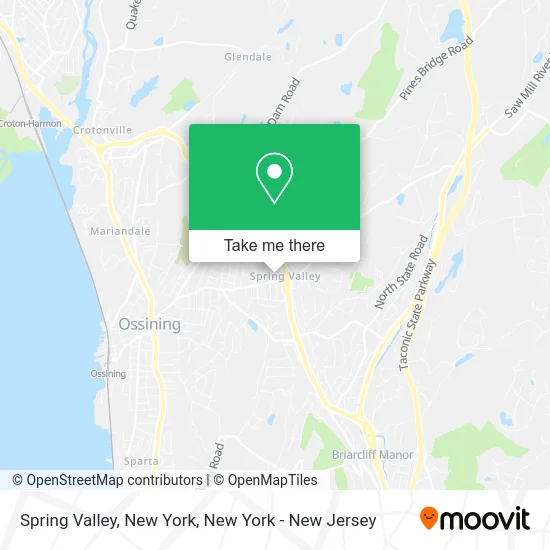 Spring Valley, New York map